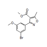 Methyl 3-(3-Bromo-5-methoxyphenyl)-5-methylisoxazole-4-carboxylate