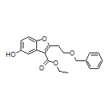 Ethyl 2-[2-(Benzyloxy)ethyl]-5-hydroxybenzofuran-3-carboxylate