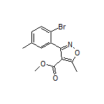 Methyl 3-(2-Bromo-5-methylphenyl)-5-methylisoxazole-4-carboxylate