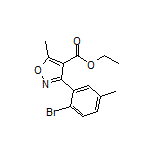 Ethyl 3-(2-Bromo-5-methylphenyl)-5-methylisoxazole-4-carboxylate