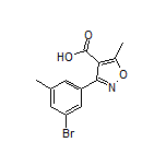 3-(3-Bromo-5-methylphenyl)-5-methylisoxazole-4-carboxylic Acid