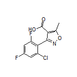 3-(2-Chloro-4,6-difluorophenyl)-5-methylisoxazole-4-carboxylic Acid