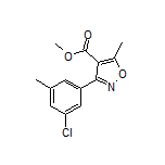 Methyl 3-(3-Chloro-5-methylphenyl)-5-methylisoxazole-4-carboxylate