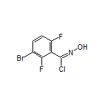 3-Bromo-2,6-difluoro-N-hydroxybenzimidoyl Chloride