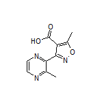 5-Methyl-3-(3-methyl-2-pyrazinyl)isoxazole-4-carboxylic Acid