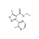 Ethyl 5-Methyl-3-(3-methyl-2-pyrazinyl)isoxazole-4-carboxylate