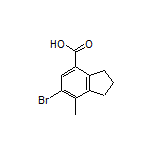 6-Bromo-7-methylindane-4-carboxylic Acid