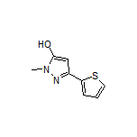 1-Methyl-3-(2-thienyl)-1H-pyrazol-5-ol