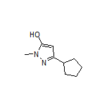 3-Cyclopentyl-1-methyl-1H-pyrazol-5-ol