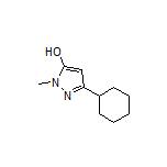 3-Cyclohexyl-1-methyl-1H-pyrazol-5-ol