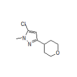 5-Chloro-1-methyl-3-(tetrahydro-2H-pyran-4-yl)-1H-pyrazole