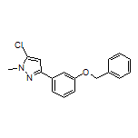 3-[3-(Benzyloxy)phenyl]-5-chloro-1-methyl-1H-pyrazole