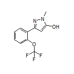 1-Methyl-3-[2-(trifluoromethoxy)phenyl]-1H-pyrazol-5-ol