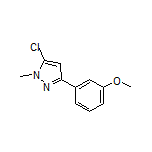 5-Chloro-3-(3-methoxyphenyl)-1-methyl-1H-pyrazole