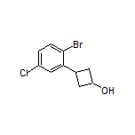 3-(2-Bromo-5-chlorophenyl)cyclobutanol