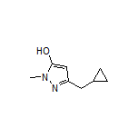 3-(Cyclopropylmethyl)-1-methyl-1H-pyrazol-5-ol