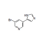 3-Bromo-5-(5-imidazolyl)pyridine