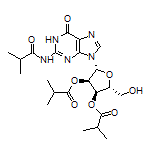 (2R,3R,4R,5R)-2-(Hydroxymethyl)-5-[2-isobutyramido-6-oxo-1H-purin-9(6H)-yl]tetrahydrofuran-3,4-diyl Bis(2-methylpropanoate)