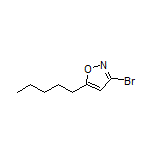 3-Bromo-5-pentylisoxazole