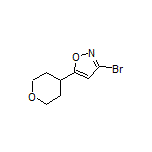 3-Bromo-5-(tetrahydro-2H-pyran-4-yl)isoxazole