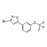 3-Bromo-5-[3-(trifluoromethoxy)phenyl]isoxazole