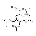 (2R,3R,4R,5R,6S)-5-Acetamido-2-(acetoxymethyl)-6-azidotetrahydro-2H-pyran-3,4-diyl Diacetate