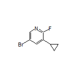 5-Bromo-3-cyclopropyl-2-fluoropyridine