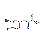 3-(3-Bromo-4-fluorophenyl)-2-oxopropanoic Acid