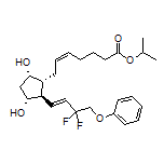 Isopropyl (Z)-7-[(1R,2R,3R,5S)-2-[(E)-3,3-Difluoro-4-phenoxy-1-buten-1-yl]-3,5-dihydroxycyclopentyl]-5-heptenoate