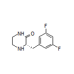 (S)-3-(3,5-Difluorobenzyl)piperazin-2-one