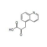 2-Oxo-3-(5-quinolyl)propanoic Acid