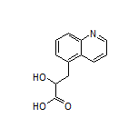 2-Hydroxy-3-(5-quinolyl)propanoic Acid