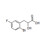 3-(2-Bromo-5-fluorophenyl)-2-hydroxypropanoic Acid