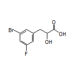 3-(3-Bromo-5-fluorophenyl)-2-hydroxypropanoic Acid