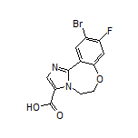 10-Bromo-9-fluoro-5,6-dihydrobenzo[f]imidazo[1,2-d][1,4]oxazepine-3-carboxylic Acid