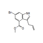 Methyl 3-Allyl-6-bromo-1H-indole-4-carboxylate