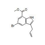 Methyl 3-Allyl-5-bromo-1H-indole-7-carboxylate