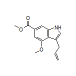 Methyl 3-Allyl-4-methoxy-1H-indole-6-carboxylate