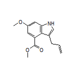 Methyl 3-Allyl-6-methoxy-1H-indole-4-carboxylate