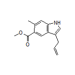 Methyl 3-Allyl-6-methyl-1H-indole-5-carboxylate