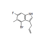 3-Allyl-4-bromo-6-fluoro-5-methyl-1H-indole