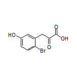 3-(2-Bromo-5-hydroxyphenyl)-2-oxopropanoic Acid