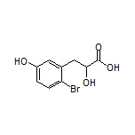 3-(2-Bromo-5-hydroxyphenyl)-2-hydroxypropanoic Acid