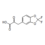 3-(2,2-Difluorobenzo[d][1,3]dioxol-5-yl)-2-oxopropanoic Acid