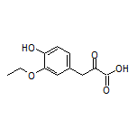 3-(3-Ethoxy-4-hydroxyphenyl)-2-oxopropanoic Acid