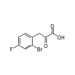 3-(2-Bromo-4-fluorophenyl)-2-oxopropanoic Acid