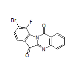 9-Bromo-10-fluoroindolo[2,1-b]quinazoline-6,12-dione