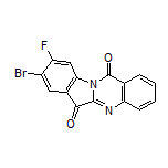 8-Bromo-9-fluoroindolo[2,1-b]quinazoline-6,12-dione