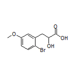 3-(2-Bromo-5-methoxyphenyl)-2-hydroxypropanoic Acid