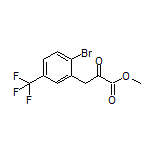 Methyl 3-[2-Bromo-5-(trifluoromethyl)phenyl]-2-oxopropanoate